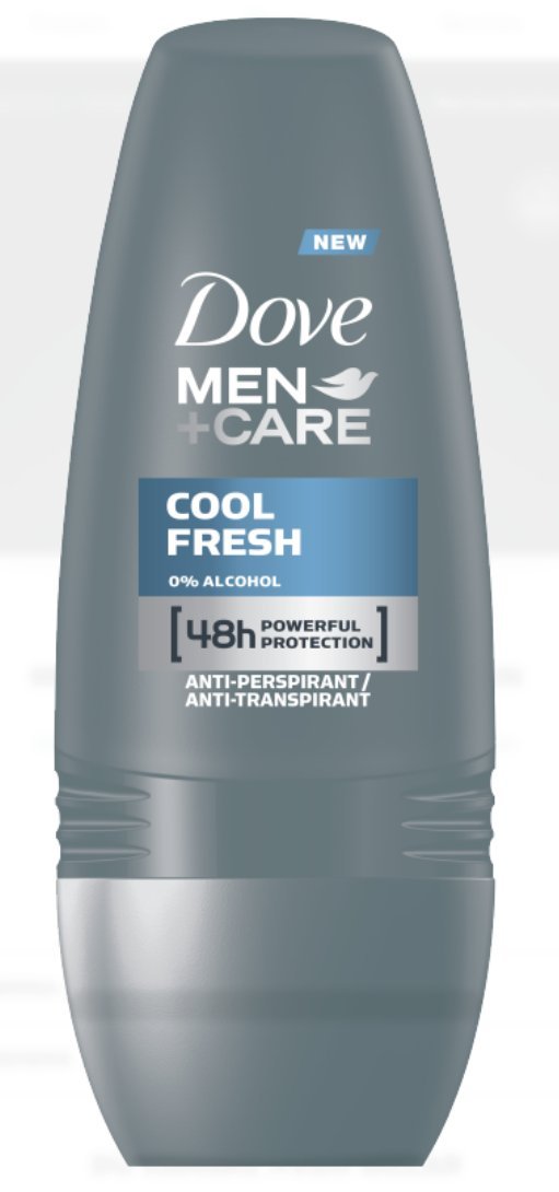 Dove Roll Anti-Perspirant Anti-Transpirant Cool Fresh Men+Care 4 Powerful Protection 50Ml/1.7 Oz (Cool Fresh Men, 3X50Ml/1.7 Oz)