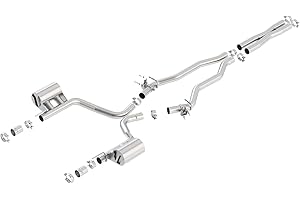 BORLA 140641 Cat-Back System for 2015-2023 Dodge Challenger SRT 392/392 Hemi/Scat Pack 6.4L V8 AT/MT RWD With MDS (cyl. deactivation) Valves. BORLA Does NOT Include Tips Use Factory Bezel/Valance.