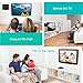 Amplified TV Antenna Get 50 Miles Range Amplified Indoor Digital HDTV Antenna -Detachable Amplifier Signal Booster-USB Power Supply-13ft High Reception Coax Cable