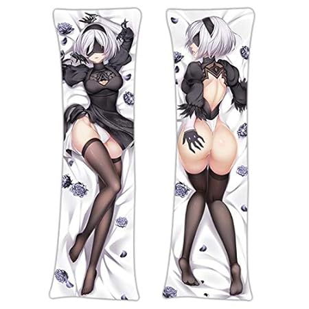 WAIFU 150 x 50 cm Pfirsichhaut Umarmungskissen Kissenbezug mit Verdecktem Reibverschluss-H3495-B