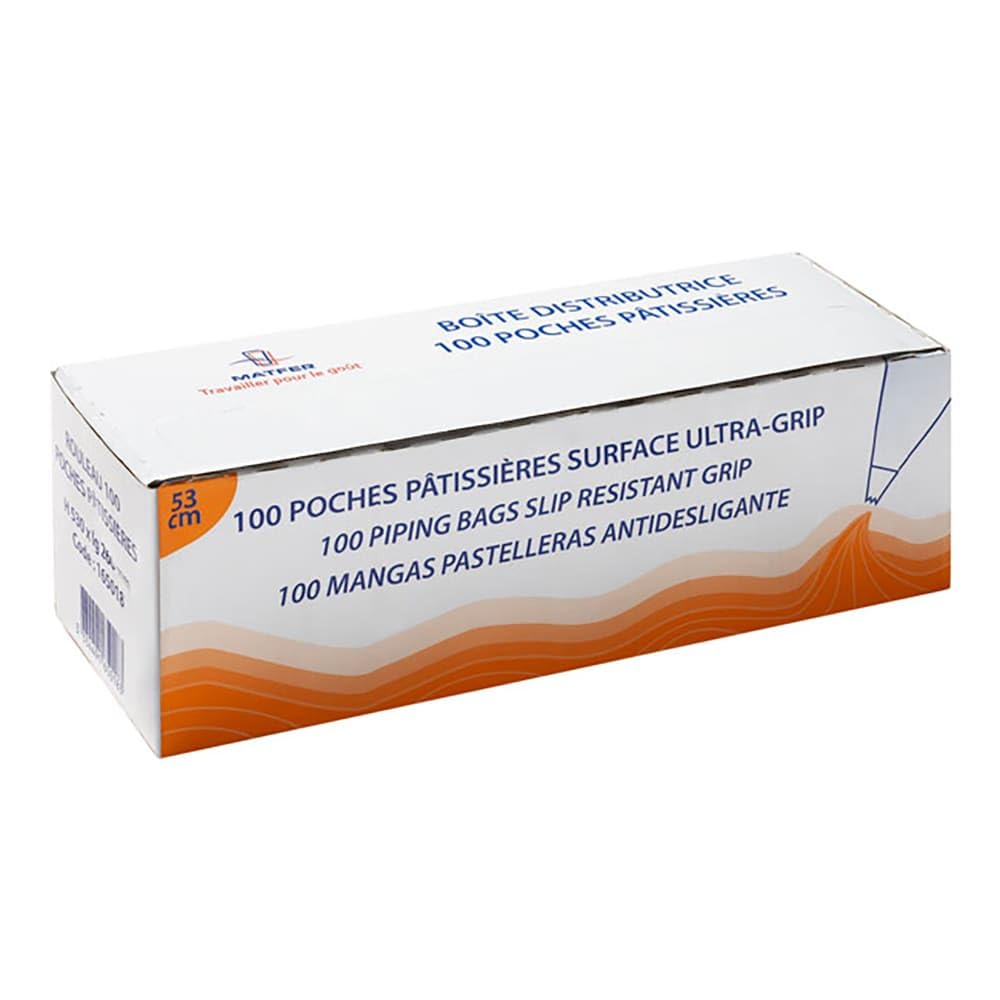 Matfer Bourgeat Disposable Piping Bags Clear, Roll of 100 x 530 mm, CX523