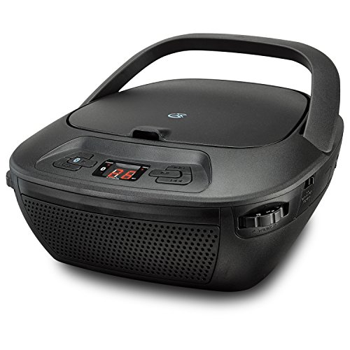 GPX-Portable-Bluetooth-BoomboxCD-Player-Requires-6-C-Batteries-Not-Included-Black-BCB117B