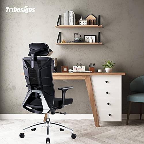 Ergonomic Office Chair, High Back Desk Chair with Adjustable Lumbar