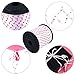 Coobey 300 Yards Curling Ribbon Heart Balloon Ribbons Roll Crimps Ribbon for Valentine's Day Party Festival, Balloon Gift Wrapping, Art Craft, 5mm (White)