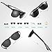 Sunglasses for Men Polarized Wayfarer Womens Uv Protection Mirror Black Lens Unisex Sun Glasses