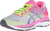 ASICS Women's Gel-Nimbus 18 Running Shoe, Silver/Titanium/Hot Pink, 11.5 M US