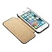 iPhone SE Case, Jisoncase iPhone SE 5S 5 Leather Case Cover Book Folio Style Magnetic Flip Case for Apple iPhone SE/iPhone 5S 5- Brown (JS-ISE-01M20)