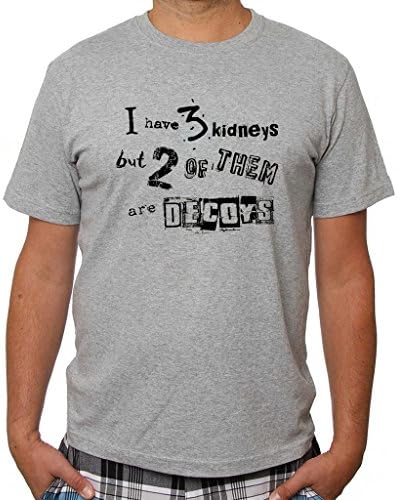 Vilcoo Men's Kidney Recipient Short-Sleeve T-Shirt Organ Donation Cool T Shirt Designs