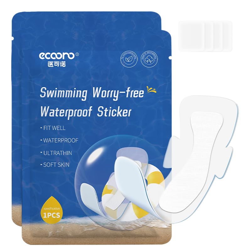 Photo 1 of SOFFAIR Waterproof Pads for Swimming, Skin Friendly Private Area Protection, Waterproof Private Patches, Dirt Prevention for Swimming, Daily Activities, Bathing, Spa & Water Sports (2)