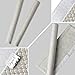 OUGAR8 Refrigerator Door Handle Covers Handmade Decor Protector for Ovens, Dishwashers.Keep Your Kitchen Appliance Clean from Smudges,Food Stains(Rhombus Gray,19.7