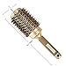 Roewell Thermal Ceramic Ionic Round Barrel Anti-Static Hair Brush with Boar Bristle, 2.1 Inches,Professional Brush for Protecting Hair, Adding Hair Shine, For Hair Drying, Styling, Curling