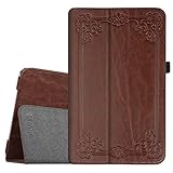 Fintie Samsung Galaxy Tab E 9.6 Case - Slim Fit Premium Vegan Leather Folio Stand Cover for Tab E / Tab E Nook 9.6-inch Tablet (SM-T560 / T561 / T565 & SM-T567V 4G LTE Version), Vintage Antique Bronze