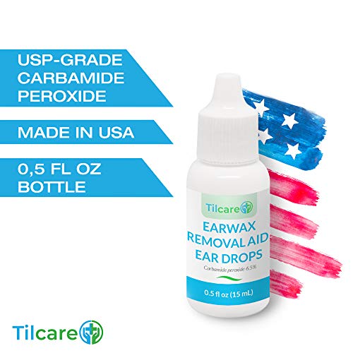Ear Wax Removal Drops for Clogged Ears by Tilcare Earwax softening Drops that are effective