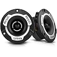 DS18 PRO-TWX1 Super Tweeter in Silver - 1", Aluminum Frame and Diaphragm, 240W Max, 4 Ohms, Built in Crossover - PRO Tweeters are The Best in The Pro Audio and Voceteo Market (Pair) - Silver