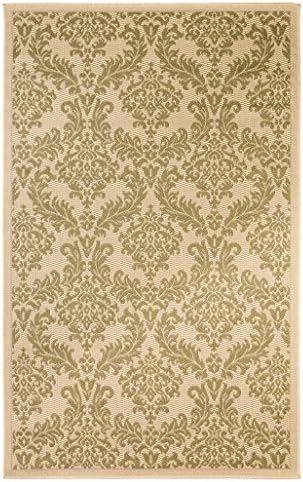 Grandeur Natural Sisal Flatweave Indoor/Outdoor Rugs with Contemporary Design (8'10''x11'9'', Green)