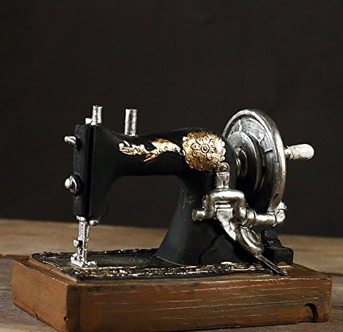Do The Old European Style Retro Radio Telephone Bar In The Store Window Decoration Crafts Home Furnishing Decoration Decoration ( Color : Sewing Machine )