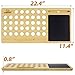 BambooEco Premium Bamboo Lap Desk - Portable Laptop Stand & Desk Board Slate for MacBook - Smartphone Docking Slot - Built-In Mousepad - Air Ventilation - 100% Eco Friendly - Includes Carry Tote Bag.
