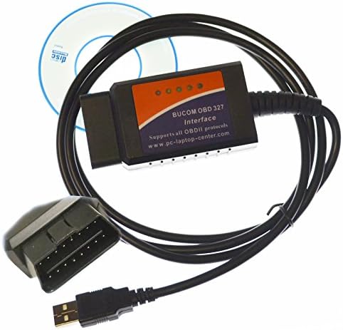 Car USB Cable Version 1.5 OBD II OBD2 Car Diagnostic Interface for Opel Audi BMW Mercedes Mazda Fiat Nissan Ford Honda VW Golf Car Truck Cable