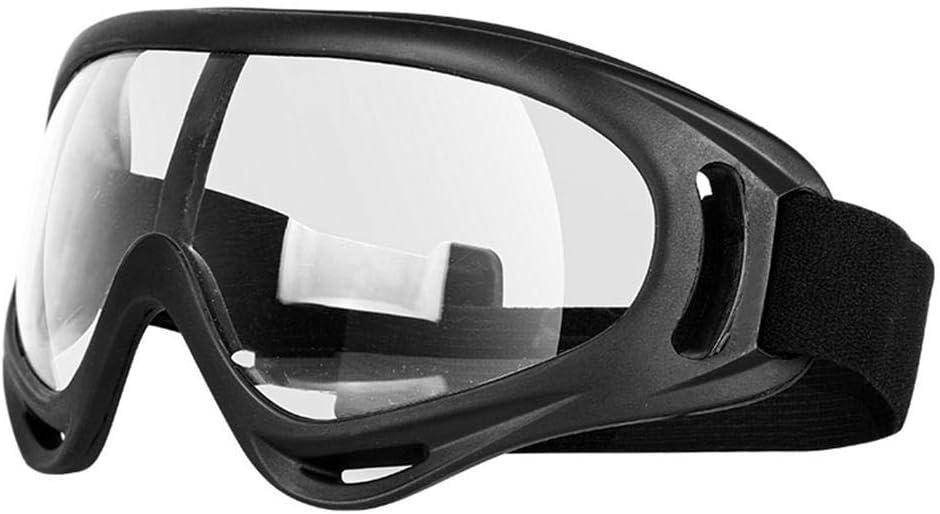 Calmson Safety Goggles, Anti-Fog Anti-Droplets Dustproof Transparent Glasses for Mountaineering Hiking