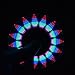 LEEHUR LED Fidget Spinner with Micro-USB Charger EDC Tri Hand Spinner Toy High Speed Stress and Anxiety Relief Toy Camouflage Blue