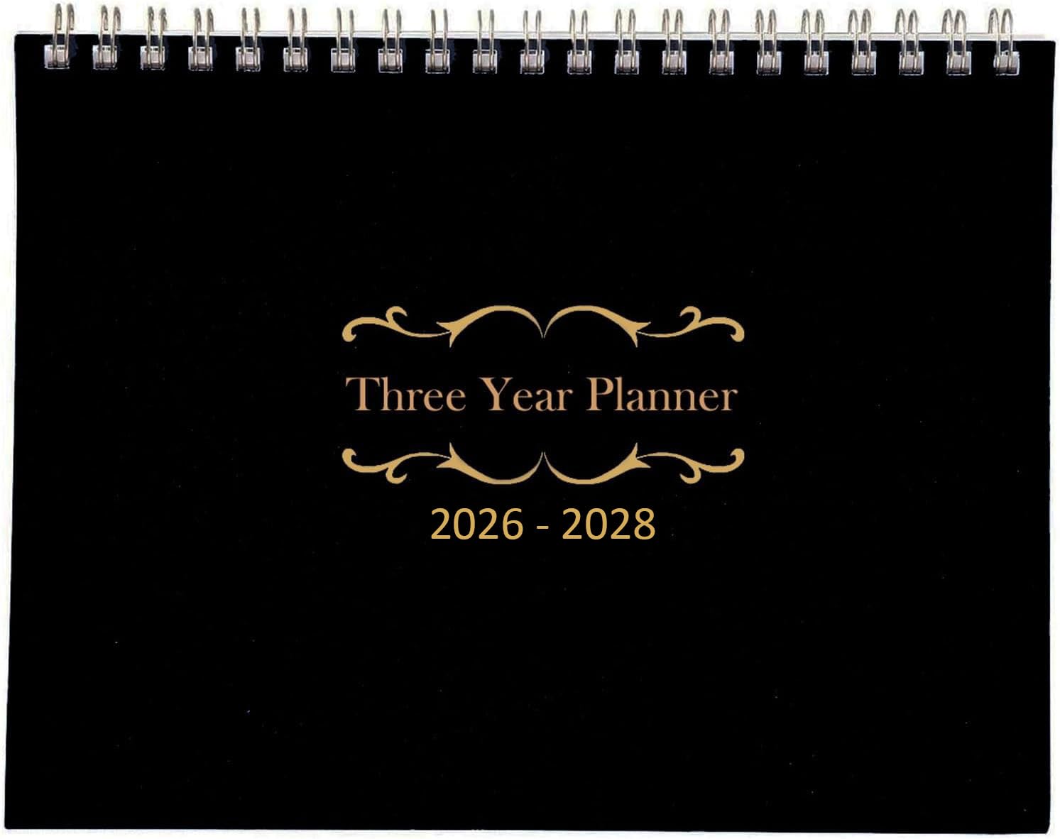 Photo 1 of Kerixi 3 Year Calendar Monthly Planner Spiral Bound Approx 11" x 8.5" Start On Jan (Black)
