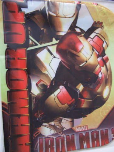 Iron Man 3 Stretchable Fabric Book Cover ~ Target Locked On! (Fits Books Larger than 10" x 8")