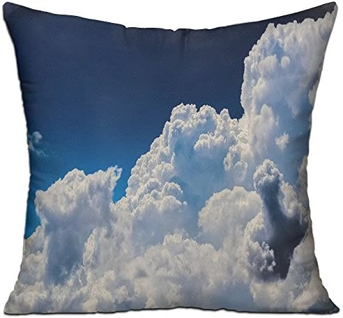 Cumulus Sky Nature Cozy Sofa Pillow 18in X 18in (Including Pillow Inside)