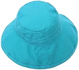 Simplicity Women's Cotton Summer Beach Sun Hat with Wide Fold-Up Brim