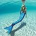 Fin Fun Basics Mermaid Tails for Swimming with Monofin - Kids, Girls & Boys