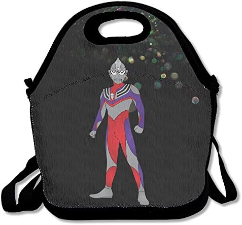 BakeOnion ULTRAMAN TIGA Lunch Tote Bag Lunch Box Neoprene Tote For Kids And Adults For Travel And Picnic School
