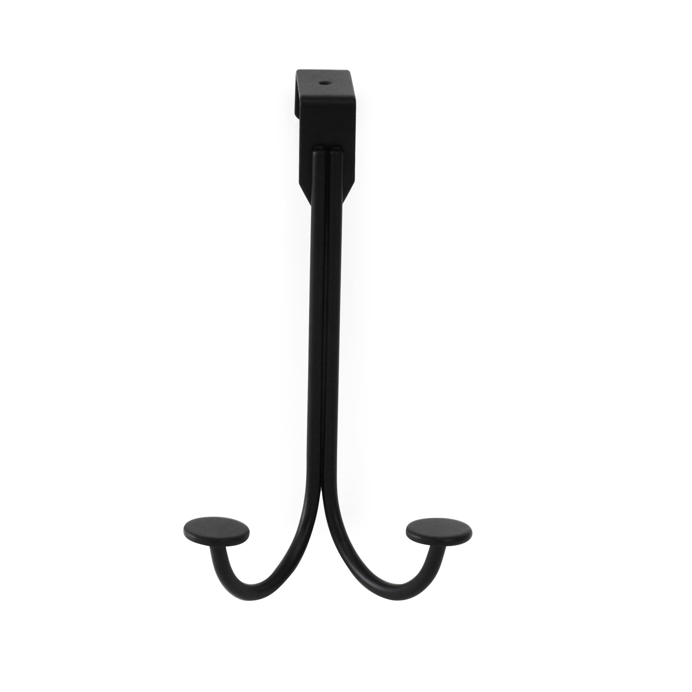 Photo 1 of Splash Home Falan Over Door Hooks, 2 Hooks, Aluminum, Black Powder Coated, 4" W x 7" H, Black