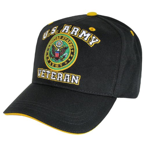 Rapiddominance 'Veterans' Caps, Army, Black
