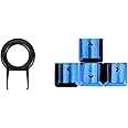 Fitlink Stainless Steel Metal Keycaps with Key Puller for Mechanical Keyboard Cherry Mx Switch(Direction Keys,Blue)