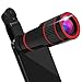 Telephoto Lens, iPhone Camera Lens Zoom Lenses for Cell Phone Smartphone iPhone 7/7 Plus (Black)