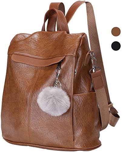 Women Backpack Waterproof Anti-theft Lightweight PU Leather Fashion Purse School Shoulder Bag Travel Backpack Girls Ladies