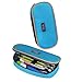 Cool Pencil Case, KinHom Portable Large Capacity Cute Watercolor Pen Bag Magic Multifunction Cosmetic Stationery Pouch Organizer for Kids in School with Love Color 1PC (Blue)