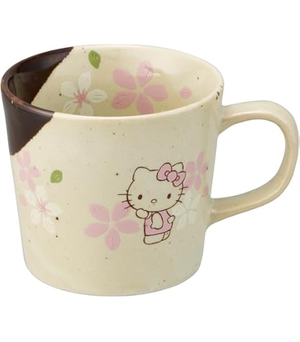 SKATER Tazza In Ceramica Mino Ware – Hello Kitty, 290 Ml