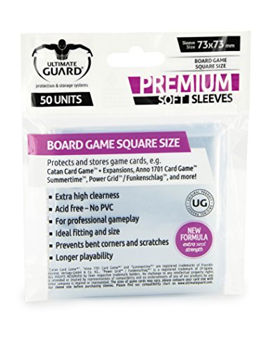 Prem Game Sleeves Square (50) Cards