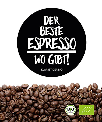 DER BESTE ESPRESSO WO GIBT! - 250g (Bohne) - Premium Bio Espresso - Fairtrade & Organic - Perfekte Crema - vollmundig im… – Bild 8