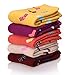 Dosoni Womens 5-pack Cotton Knitting Warm Winter Fall Crew Socks
