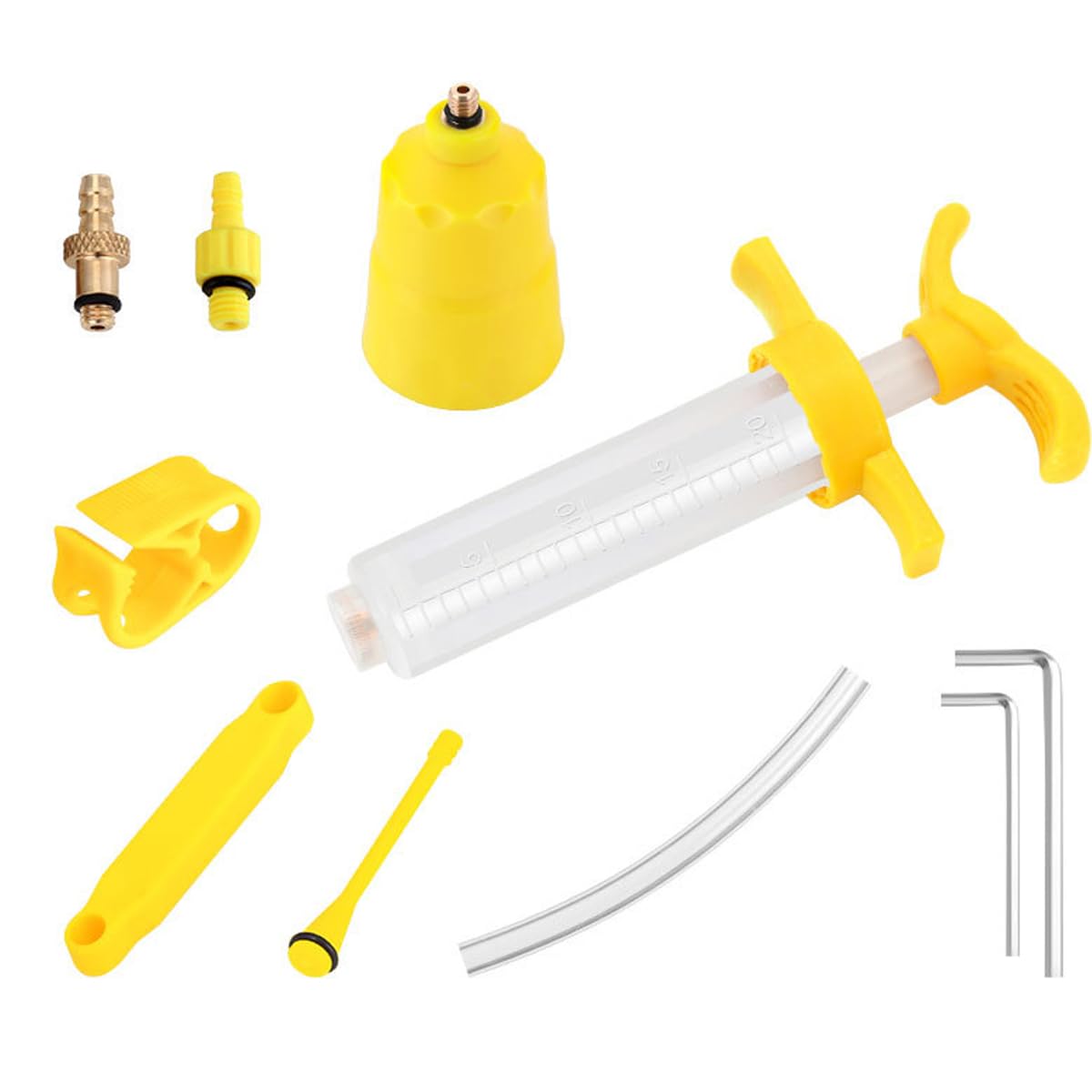 HOUSON Bicycle Oil Bleeding kit Tool, Oil Bleeder Set Hydraulic disc Brakes - Service kit Oil Filling Connection Brake Oil Filling for L-TWOO disc Brakes