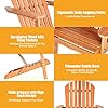 Giantex-Adirondack-Chair-Wooden-and-Foldable-Outdoor-Lounger-Chair-in-Adult-SizePerfect-for-Patio-Garden-Deck-Natural-Burlywood-Finish-34X28X3551 Giantex Adirondack Chair Wooden and Foldable Outdoor Lounger Chair in Adult-Size,Perfect for Patio Garden Deck, Natural…