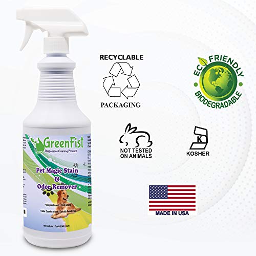 GreenFist Pet Stain & Odor Remover Magic Fast Acting Carpet Spot