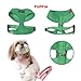Puppia Soft Dog Harness No Choke Over-The-Head Triple Layered Breathable Mesh Adjustable Chest Belt and Quick-Release Buckle, Green, Small