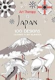 Cover of Art Therapy: Japan: 100 Designs Colouring in and Relaxation
