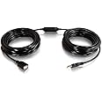 C2G Legrand USB Long Extension Cable, USB A to A Cable, Black Plug and Play Cable, 25 Foot USB Extension Cable, 1 Count, C2G 38988