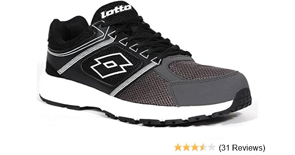 lotto men's black sports shoes
