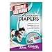 Simple Solution Fashion Print Disposable Dog Diapers, Patterned, X-Small