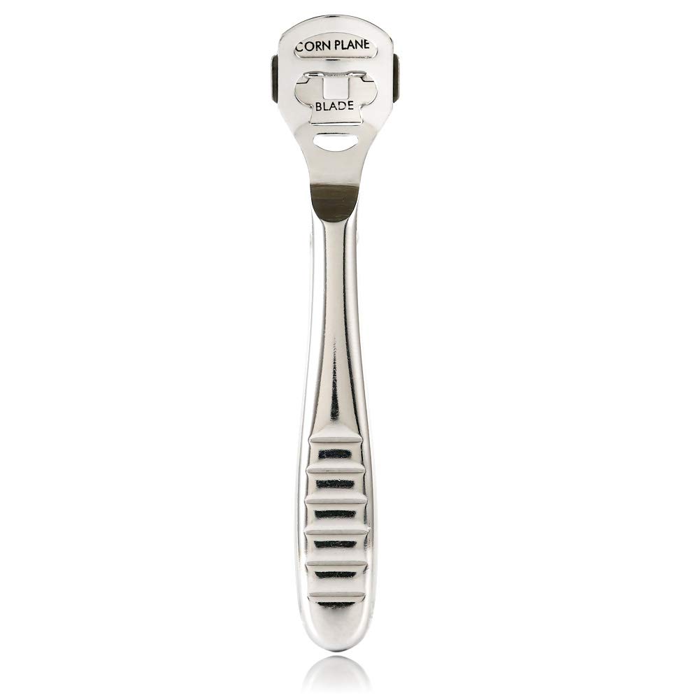 iButliv Callus Remover for Feet, Foot Callus Shaver Heel Hard Skin Remover for Hand Feet Pedicure Razor Tool Shavers with Stainless Steel Handle 10 Blades : Beauty