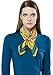 QBSM Womens 23.6 inch Satin Silk Feeling Formal Square Neck Scarf Head Hair Wraps Kerchief